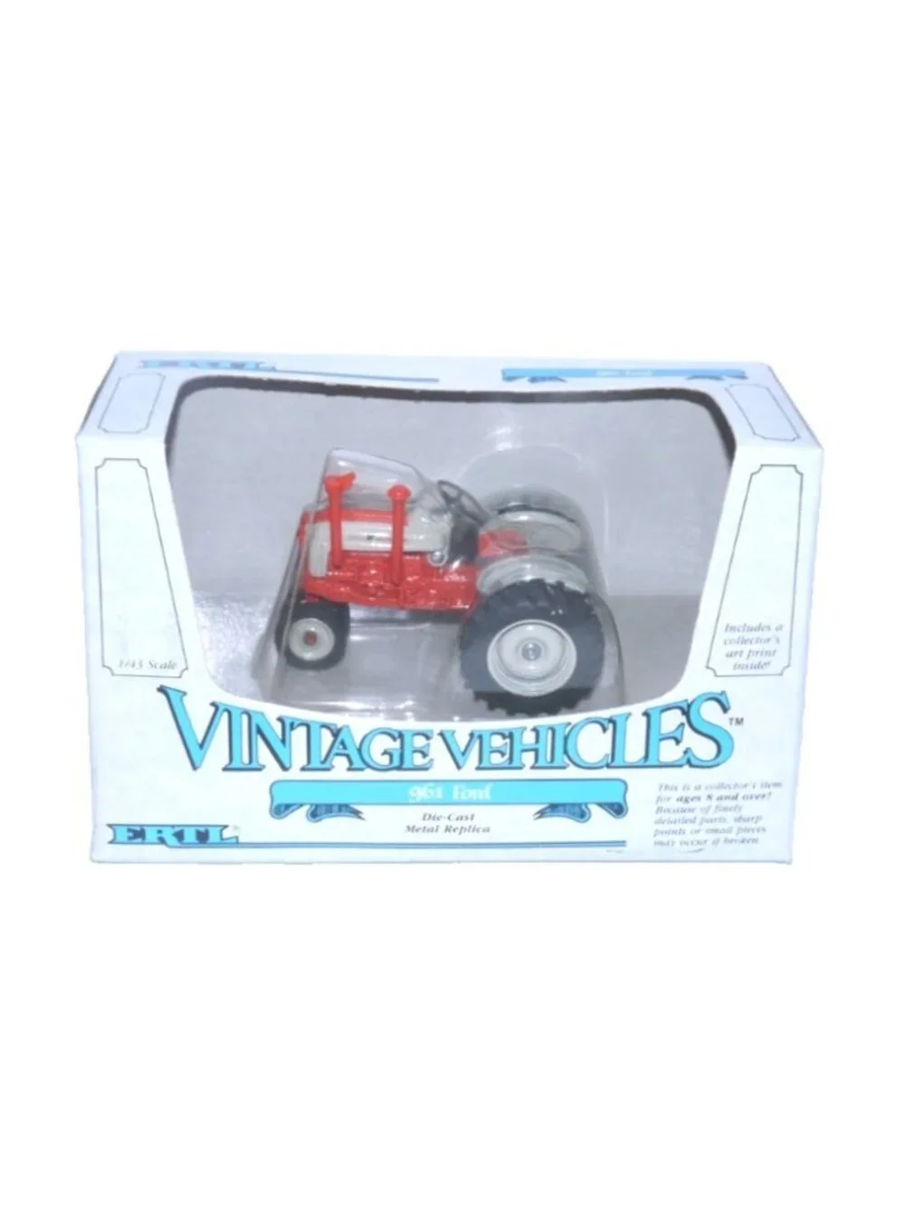 Ertl Vintage Vehicles red diecast 961 Ford Tractor 3